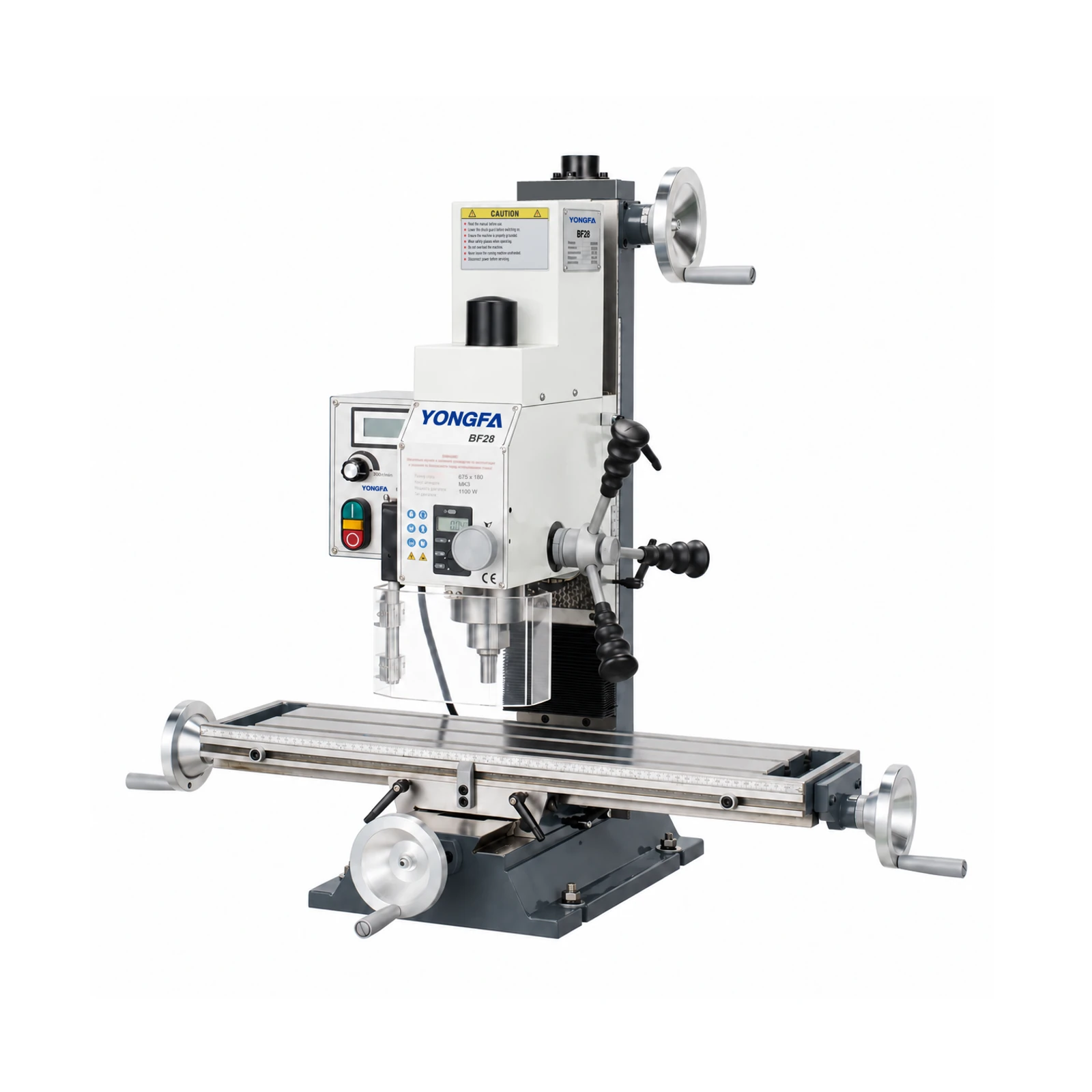 BF18–BF32 Compact Variable-Speed Bench Mill Series